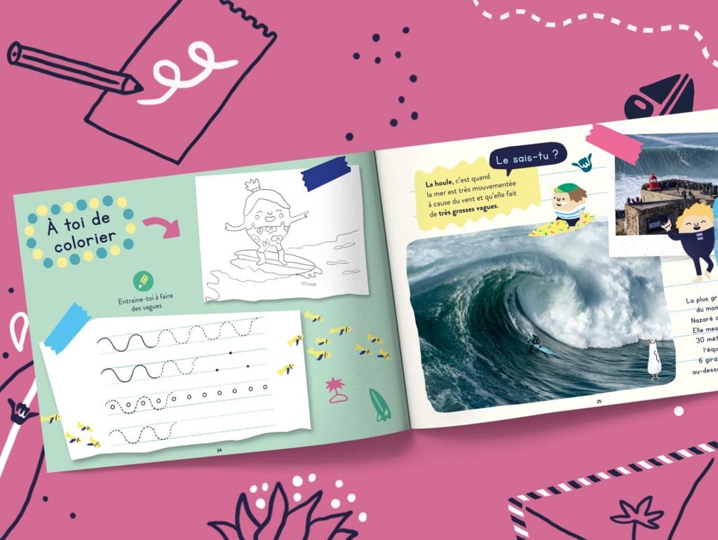 Le livre pour les enfants de 2 à 7 ans qui veulent découvrir les mers et océans