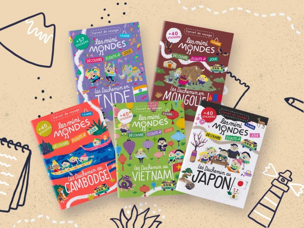 magazines pour enfants de 1 à 3 ans découverte Asie